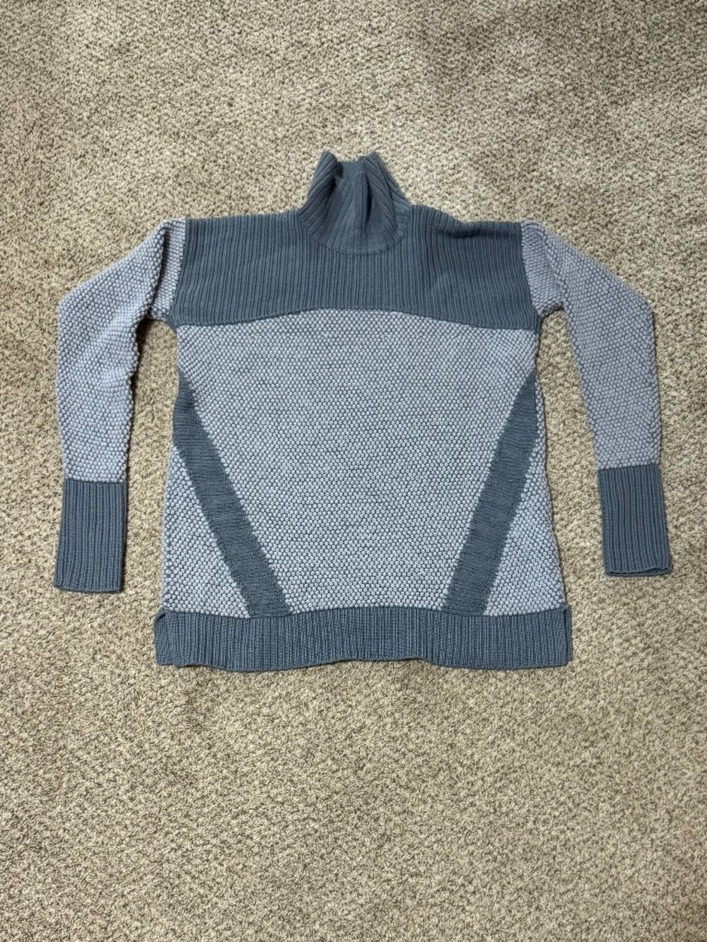 Lululemon Sz XS/S Warm & Restore Merino Wool Sweater Magnet Grey / Starlight
